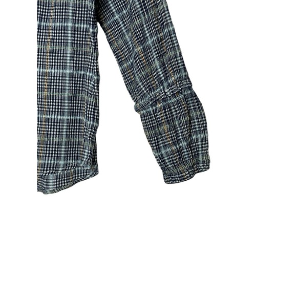 Anthropologie Pilcro Top Women's Large Plaid Long Sleeve Classic Career Stretch - Picture 12 of 12